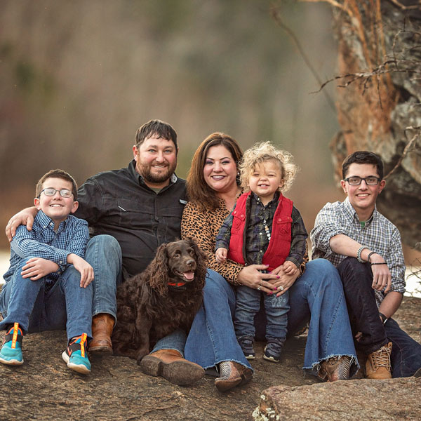 Dr. Jenn Dixon and family.